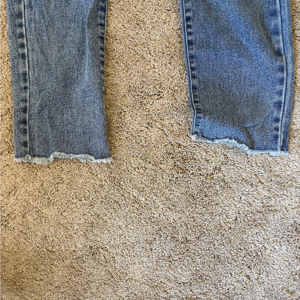 Style & Co. High Rise Distressed Blue Jeans - Picture 3 of 6